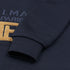 Balmain Towel Embroidered Navy Sweatshirt